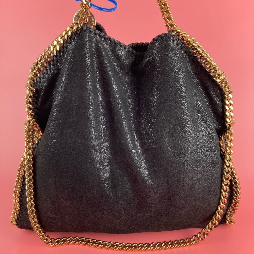 đ«SOLDđ«STELLAâMCCARTNEY
The Falabella vegetarian brushed-leather shoulder bag - Picture 3 of 11